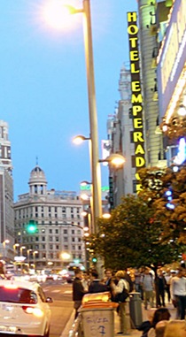 Gran Vía por la tarde