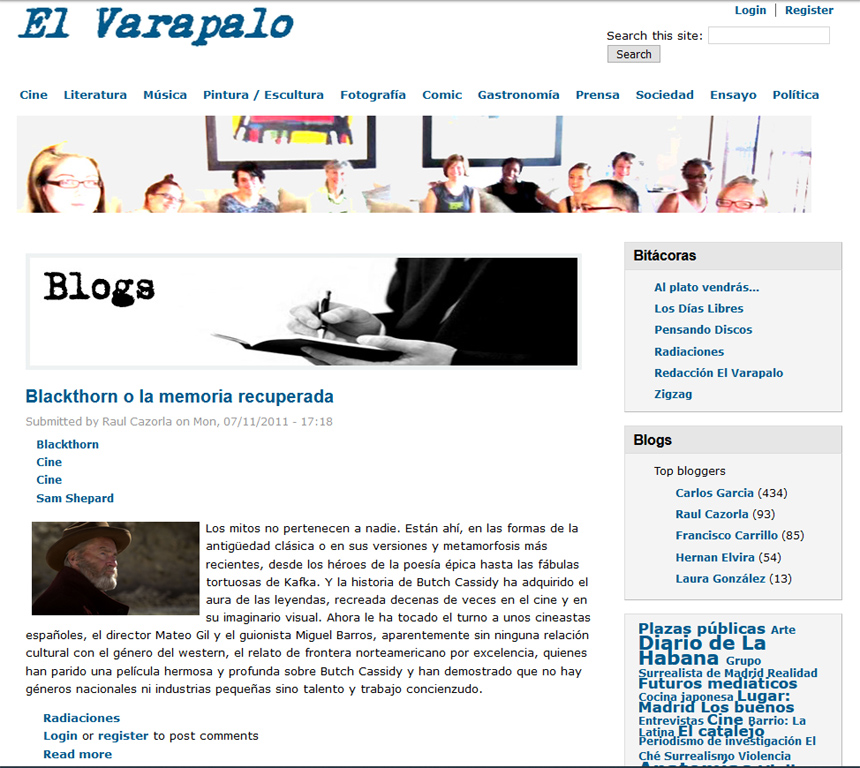 Historia de El Varapalo